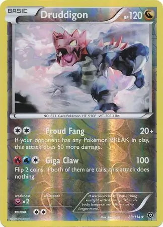 Steam Siege Druddigon #83/114 reverse holo